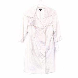 White Bebe Trench Coat